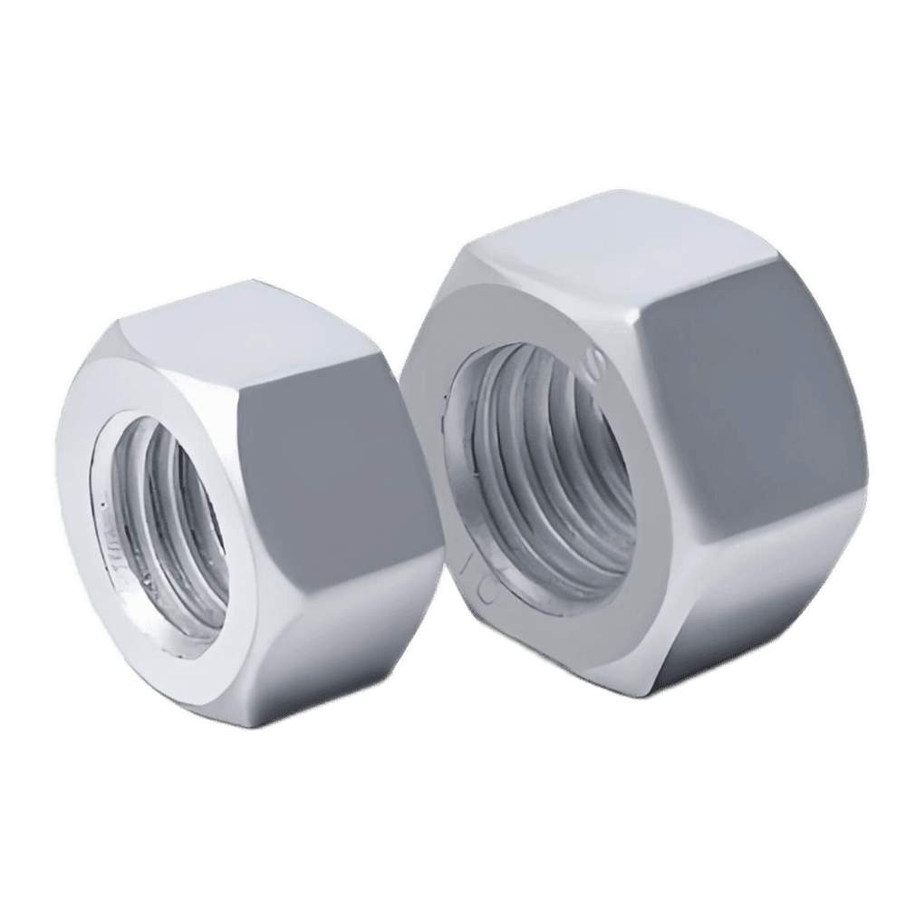 Dacromet coated hex nuts