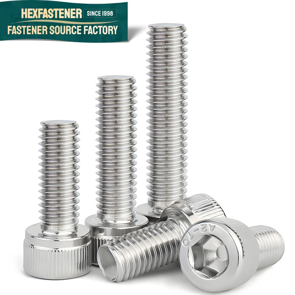 Socket Head Cap Screw — Cap Screw Hex Socket Head 304 Stainless Steel UNC 1/2-13 5/8-11 A2-70 ASME B18.3