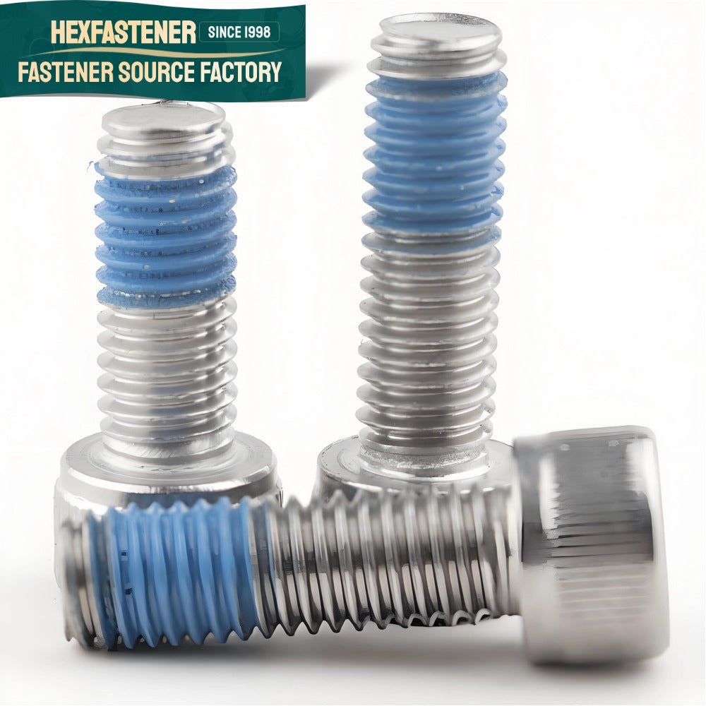 Socket Head Cap Screw — 304 Stainless Steel UNC Socket Head Cap Screw with Nylon Patch ASME B18.3 A2-70 Self-Locking