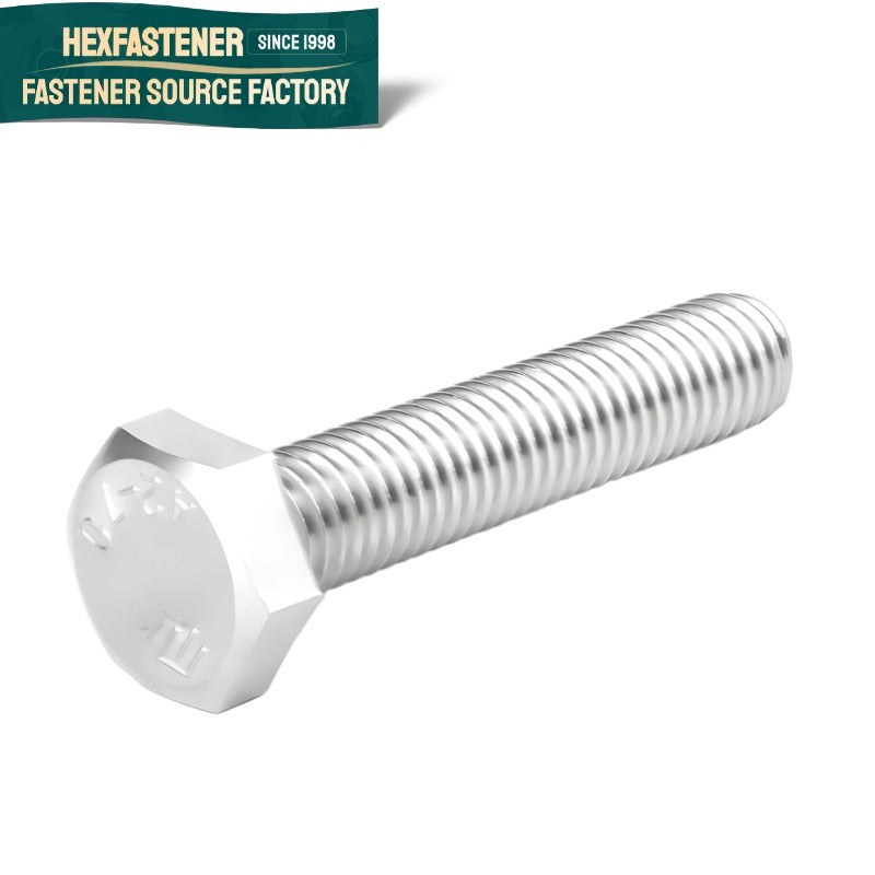Hex Head Bolt — Plain Finish Hex Head Bolt 304 Stainless Steel UNC 1/4-20 5/16-18 3/8-16 1/2-13 7/8-9 A2-70