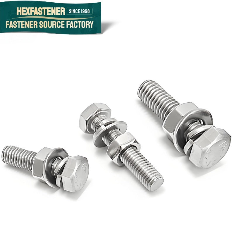 Hex Head Bolt — 316 Stainless Steel Hex Head Bolt 316L Equivalent UNF 10#-32 UNC 3/8-16 1/2-13 A4-80 Plain Finish Corrosion Resistant