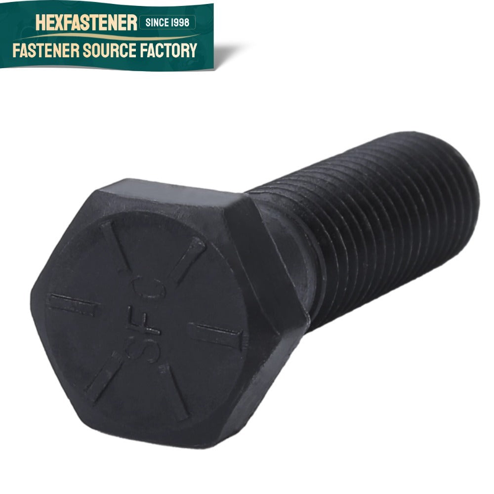 Hex Head Bolt — 35CrMo Alloy Steel Hex Head Bolt UNC 1/4-20 3/8-16 1/2-13 3/4-10 7/8-9 Black Oxide Grade 8 ASME B18.2.1