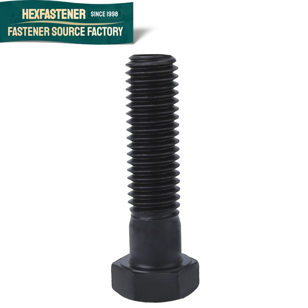 Hex Head Bolt — ASME B18.2.1 Grade 8 Hex Head Bolt UNC 1/2-13 X 2 Inch Black Oxide 35CrMo Alloy Steel Hex Bolt