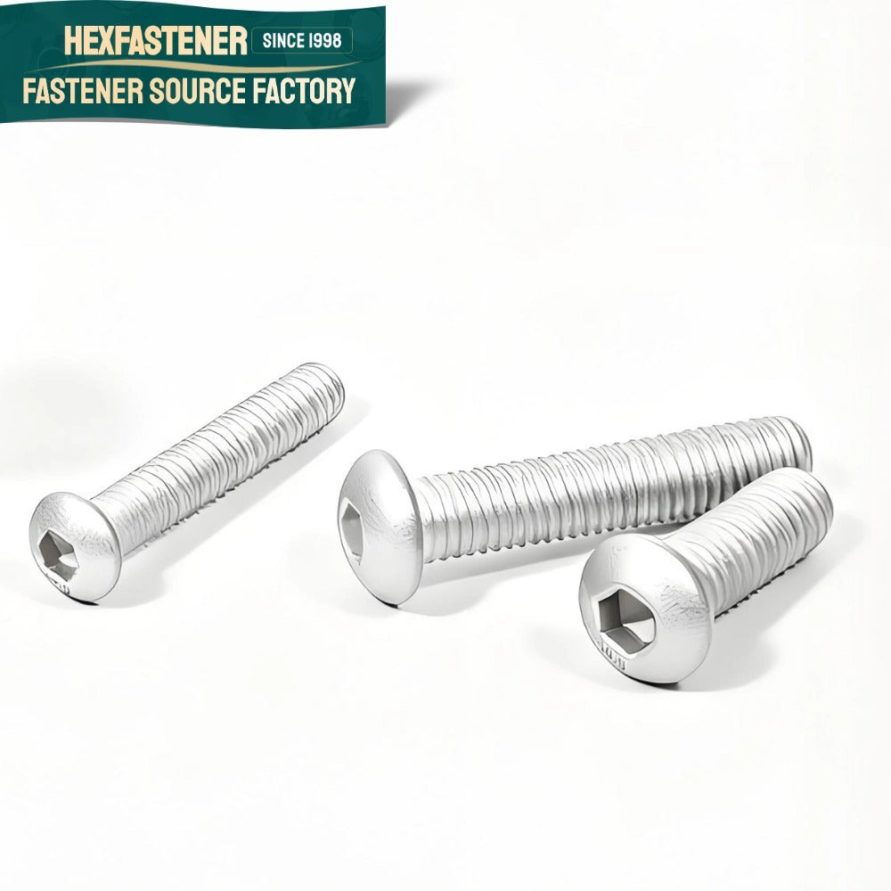 Button Head Socket Cap Screw — Dacromet Coated Button Head Socket Cap Screw Alloy Steel 35CrMo UNC #2-56 #4-40 #6-32 #8-32 #10-24 1/4-20 ASME B18.3