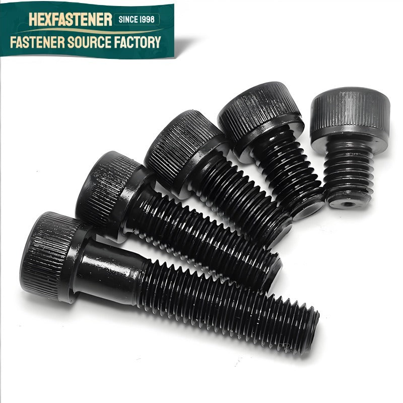 Socket Head Cap Screw — B7 Alloy Steel Socket Head Cap Screw Grade 12.9 UNC 1/4-20 3/8-16 1/2-13 3/4-10 Black Oxide ASME