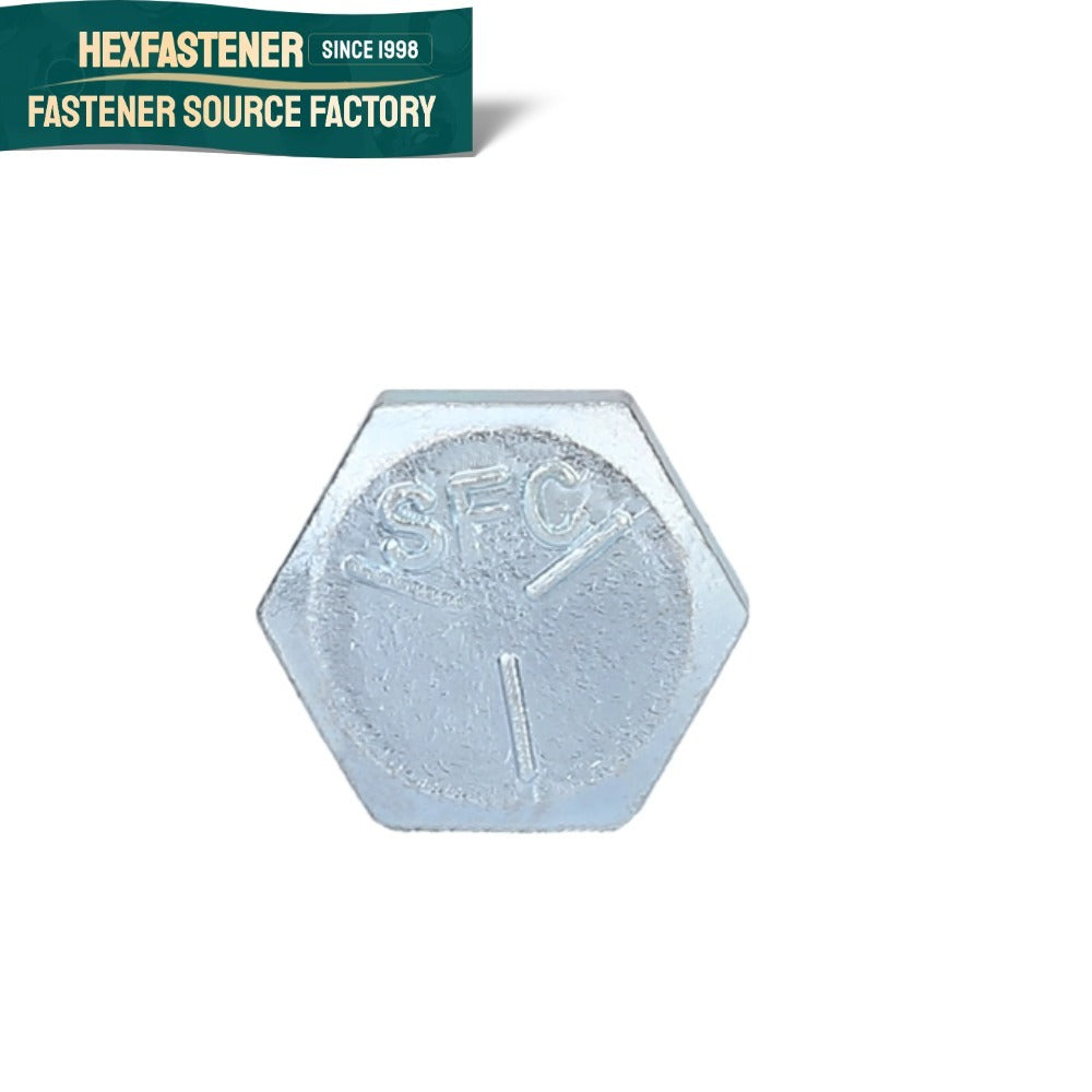 Hex Head Bolt — 5/8-18 UNF Hex Head Bolt Grade 5 Zinc Plated Carbon Steel ASME B18.2.1 (Add-on Size) Hex Bolt