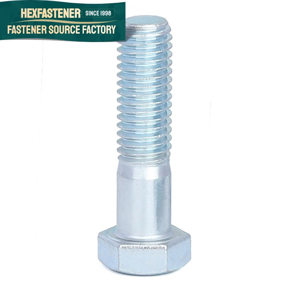 Hex Head Bolt — Bright Zinc Plated Hexagon Head Bolt UNF 1/2-20 3/4-16 7/8-14 Grade 5 Carbon Steel Fine Thread Hex Bolt