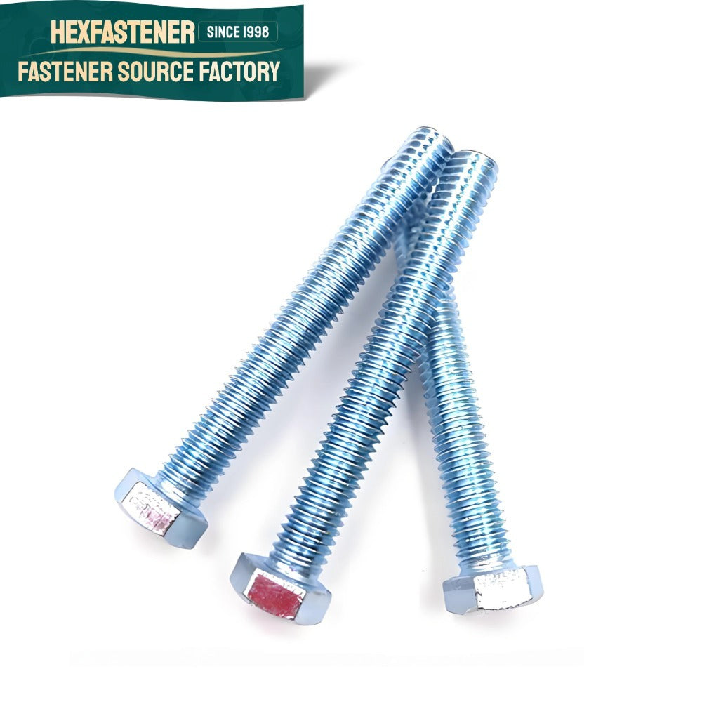 Hex Head Bolt — Grade 5 Carbon Steel Hex Head Bolt UNF 3/4-16 7/8-14 Zinc Plated for High Vibration Applications