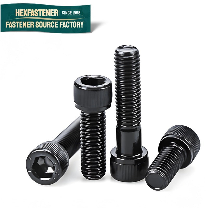 Socket Head Cap Screw — Grade 8.8 Socket Cap Screw Carbon Steel UNC 1/4-20 3/8-16 1/2-13 5/8-11 Black Oxide Industrial