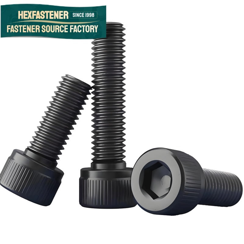 Socket Head Cap Screw — 35CrMo Black Oxide Hexagon Socket Cap Screw Grade 12.9 UNC 5/16-18 1/2-13 1-8 1-1/2-6 Bolts