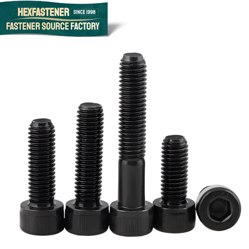 Socket Head Cap Screw — 12.9 Grade Socket Head Cap Screw B7 Alloy UNC 1/2-13 5/8-11 3/4-10 7/8-9 1-8 Black Oxide