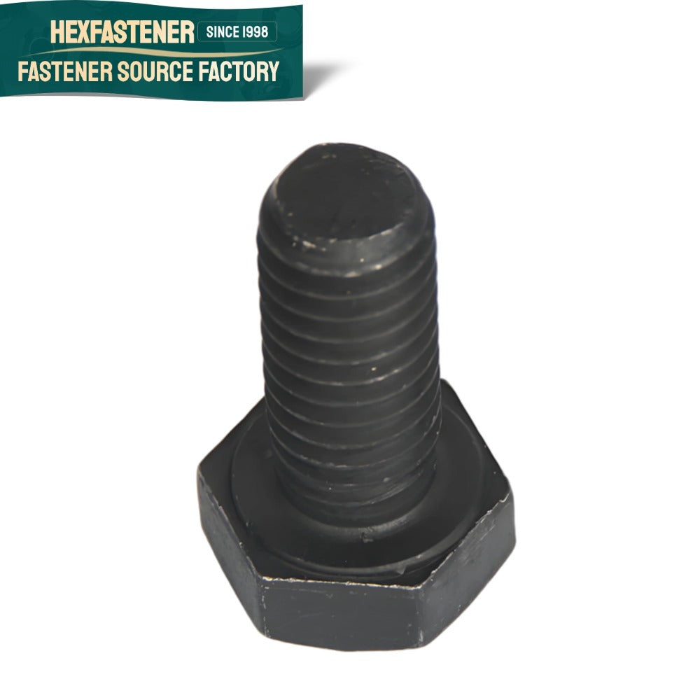 Hex Head Bolt — Black Finish Hex Head Bolt Grade 8 UNC 1/2-13 3/4-10 7/8-9 Black Oxide 35CrMo ASME B18.2.1