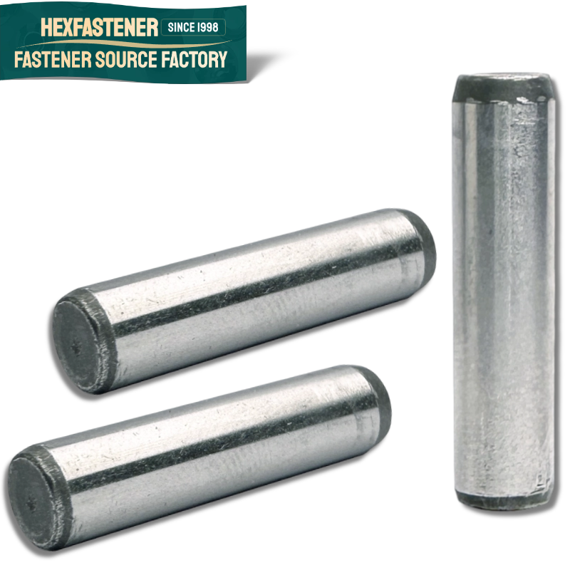 Dowel Pin — Gr15 Stainless Steel Straight Dowel Pins Fasteners in Various Sizes 3/16 5/32 1/4 3/8 5/16 1/2 5/8 for Locating Purpose