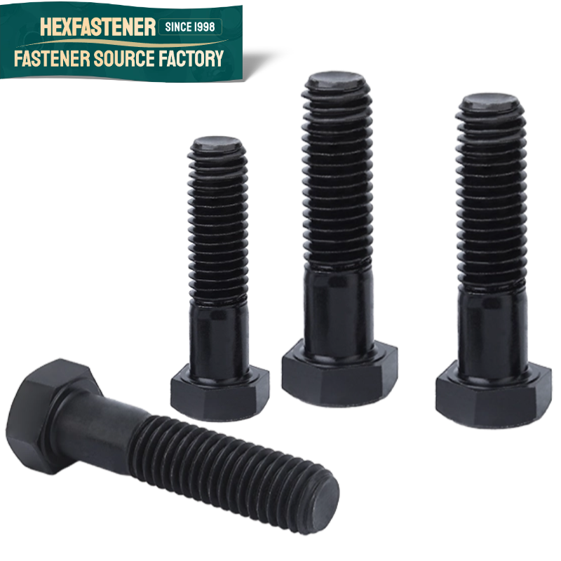 Hex Head Bolt — Asme 18.2.1 Unc 1/4-20*1/2 1 3/4 5/8 3-1/2 5 6 4 Inch Black Zinc Black Oxide Steel Grade 5 Hexagon Head Bolt Hex Head Bolts