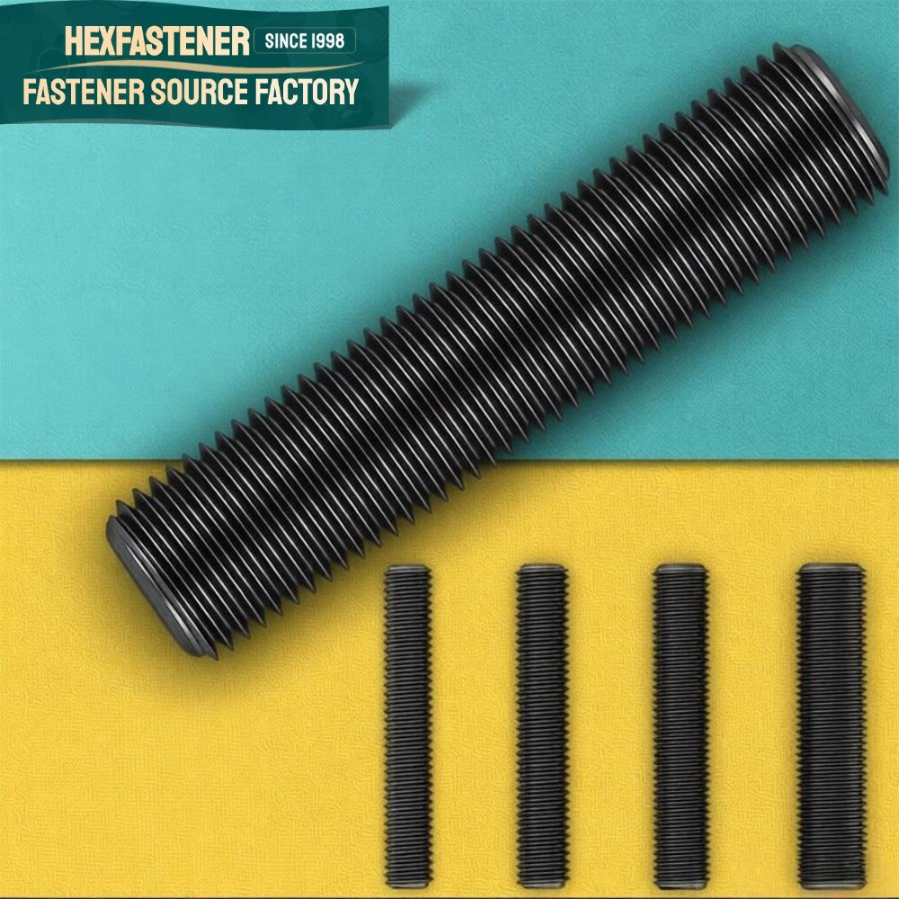 Threaded Rod — ASME B7 Threaded Rod 3/4-10 UNC Zinc Plated Full Threaded Steel Rod 1 Meter Length